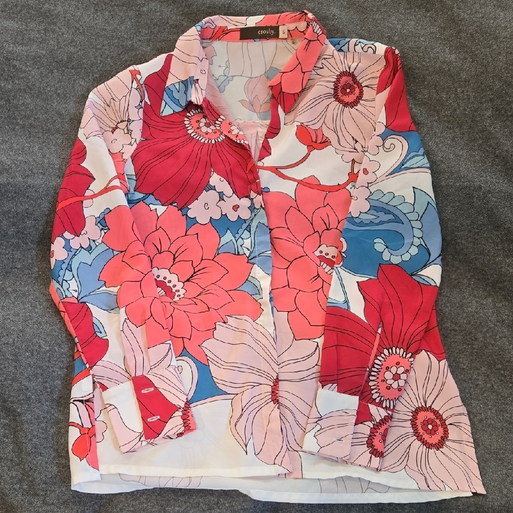 Crosby Multicolor Floral Shirt